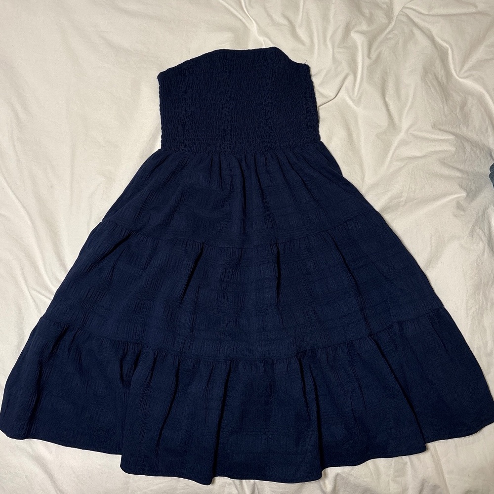 navy blue dress